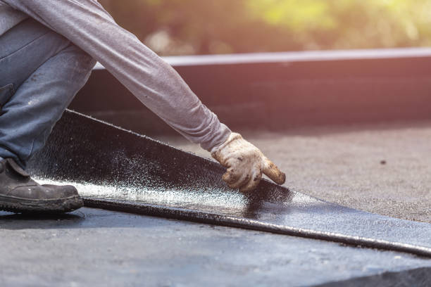 Professional Basement Waterproofing technician working in Saint Charles, MI